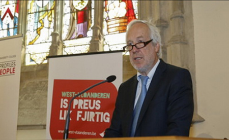 比利時西佛蘭德大學校長、孔子學院理事會會長洛德·德蓋特發(fā)言