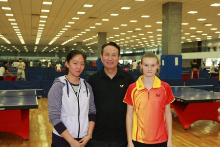 林賽和名教頭王大勇、世界冠軍北體大教師牛劍鋒合影