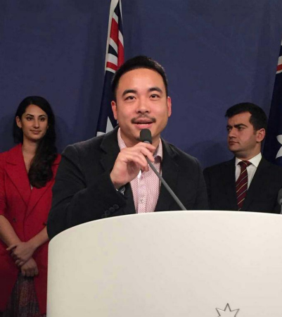 周碩。（澳洲新快網(wǎng)）