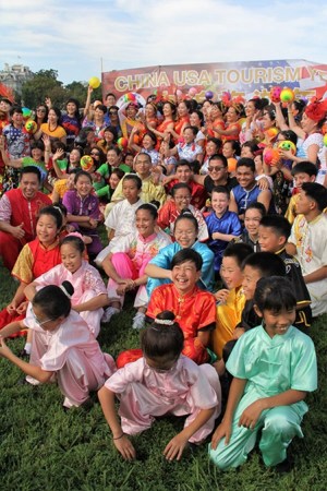 慶祝2016中美旅游年 文藝表演亮相白宮草坪