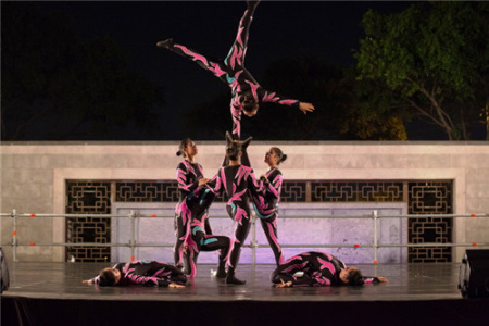 濮陽雜技團(tuán)女子造型表演