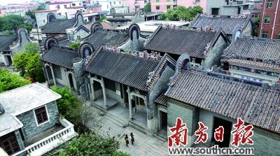 黃埔村嶺南古民居保存完整。符超軍 攝