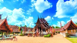 清邁的特色建筑。