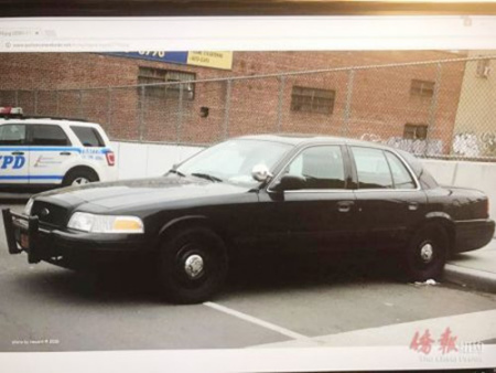 便衣警察使用的警車(chē)。（美國(guó)《僑報(bào)》摘自網(wǎng)絡(luò)）