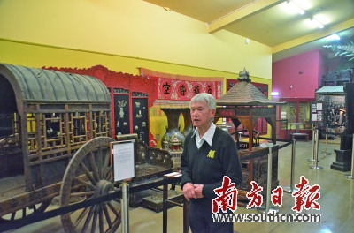 金龍博物館館長(zhǎng)雷揚(yáng)名。（南方日?qǐng)?bào)記者 金朱璽）