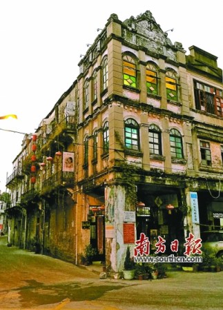 中西文化的交匯碰撞，體現(xiàn)在充滿西洋元素的建筑風(fēng)格上 全澤超 攝