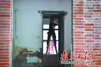 潮海關(guān)舊址低級(jí)幫辦宿舍正在進(jìn)行內(nèi)部修繕，修繕后將作為專題博物館。