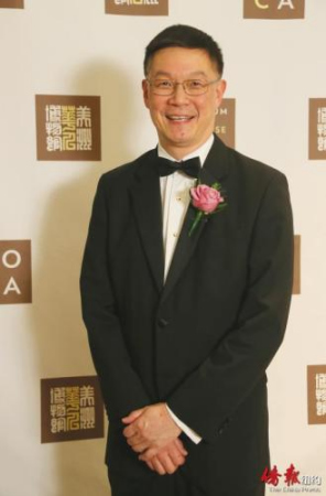 伍氏家族代表人之一伍偉洲。（美國《僑報》記者/管黎明 攝）