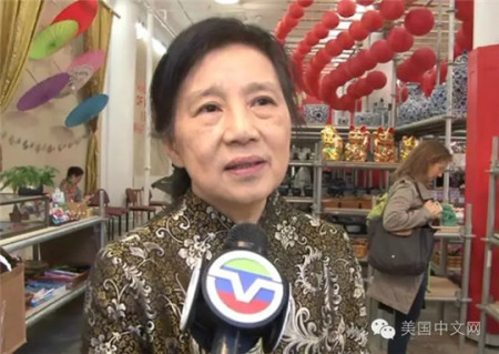 珠江百貨創(chuàng)始人之一朱敬業(yè)接受本網(wǎng)采訪。（美國(guó)中文網(wǎng)記者周陽(yáng)攝）