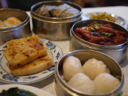 除了雜碎、炒飯外，環(huán)球后來也增加了飲茶。(美國《世界周刊》/黃惠玲 攝)