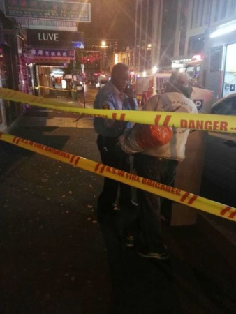 事故現(xiàn)場(chǎng)圖片。（澳洲《新快報(bào)》圖片）