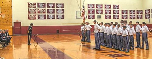 軍校畢業(yè)典禮。(美國《世界日報(bào)》/孔祥瑞提供)