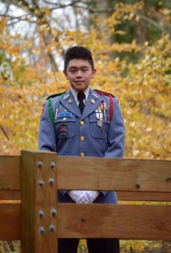 陸凌銘軍校的收獲超出自己想象。（美國《世界日報(bào)》/陸凌銘提供）