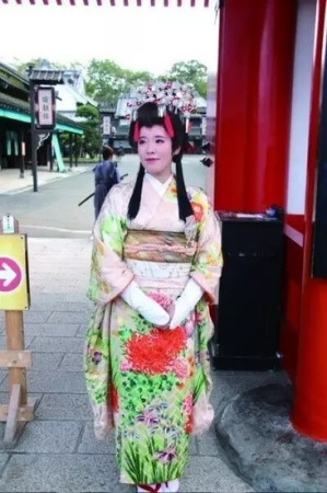 登別伊達(dá)時(shí)代村的檢票者