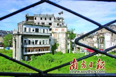 小公園一棟棟特色建筑是汕頭埠的歷史見證。楊立軒 攝