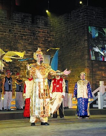 追念抗倭先烈演出。