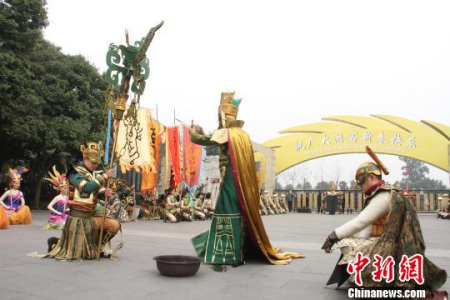 大祭祀儀式彩排現(xiàn)場?！＄娦?攝