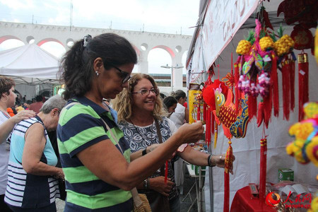 巴西首屆“歡樂(lè)春節(jié)”活動(dòng)現(xiàn)場(chǎng) 記者 王海林 攝 巴西首屆“歡樂(lè)春節(jié)”活動(dòng)現(xiàn)場(chǎng) 記者 王海林 攝