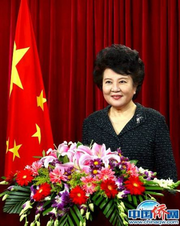 國務(wù)院僑辦主任裘援平發(fā)表新春賀詞照片