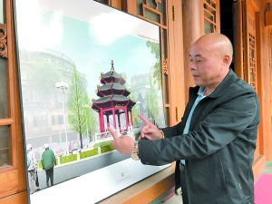 黃茂雄介紹重建過(guò)程。