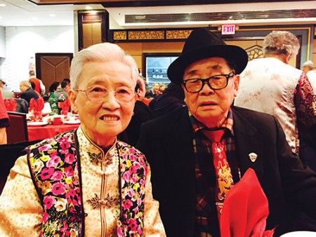 翁如亮和傅賽粧夫婦。