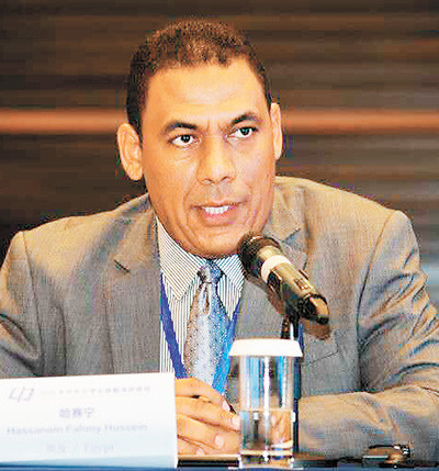 埃及青年翻譯家哈賽寧。 (資料圖片)