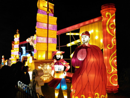 2017年倫敦奇幻彩燈節(jié)絲路主題彩燈