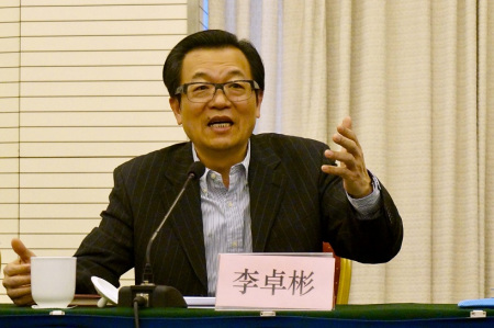 中國僑聯(lián)副主席、僑創(chuàng)聯(lián)盟理事長李卓彬出席并講話。 中國經(jīng)濟(jì)網(wǎng)記者 蘇琳攝。