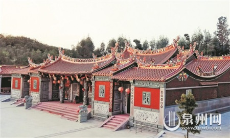 豐田蔡氏家廟巍峨壯觀，梧林蔡氏便是豐田蔡氏的派衍。