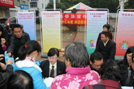 溫州市各級僑務部門積極開展僑法宣傳工作