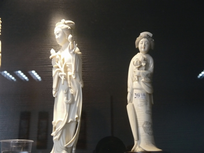 象牙雕作品。