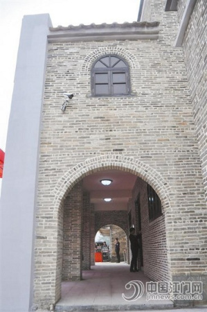 展館以嶺南建筑為主。