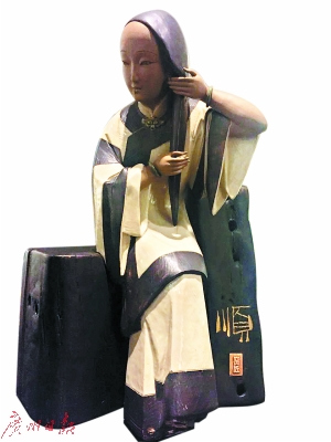 圖為曾力的作品《順》。（作者提供）