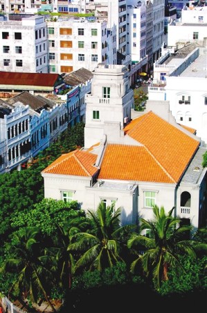 海口海關得勝沙老街老辦公樓。 李幸璜 攝