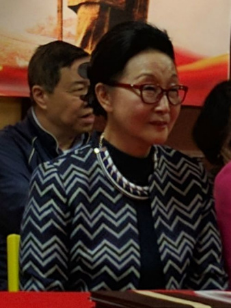 著名僑領(lǐng)、飛虎隊(duì)歷史委員會(huì)名譽(yù)主席方李邦琴。（僑報(bào)資料圖片，記者張苗攝）