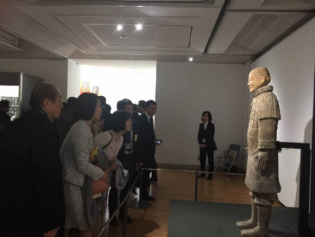 展覽現(xiàn)場。(日本《新華僑報(bào)》/王鵬 攝)