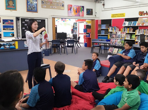 奧克蘭孔子學(xué)院的中文課堂。圖片來(lái)源：奧克蘭孔院官網(wǎng)