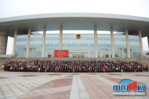 圖為與會人員合影留念　王?！z