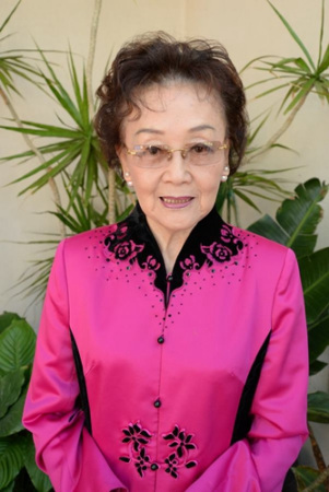 資料圖：愛國將領(lǐng)張治中將軍的女兒、知名僑領(lǐng)張素久。（圖片來源：環(huán)球網(wǎng)/盧威 攝）