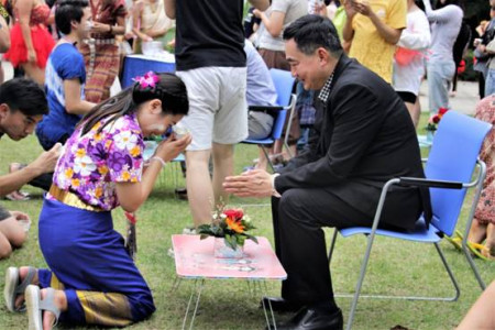 泰國灑水儀式 泰國灑水儀式