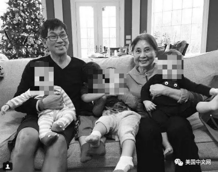 圖為社交網(wǎng)絡(luò)上當(dāng)事人與家人的合影(美國(guó)中文網(wǎng)) 圖為社交網(wǎng)絡(luò)上當(dāng)事人與家人的合影(美國(guó)中文網(wǎng))