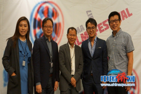 評(píng)委合影。(全美中華青年聯(lián)合會(huì)供圖)