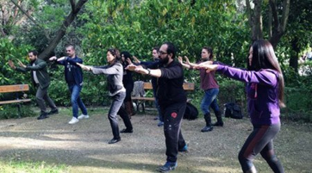 希臘雅典的“公園武”正悄然開(kāi)啟。(圖片來(lái)源：中國(guó)僑網(wǎng))