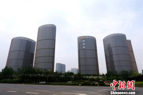 圖為，山東濟南“僑夢苑”(高新區(qū))核心區(qū)域。　梁犇 攝