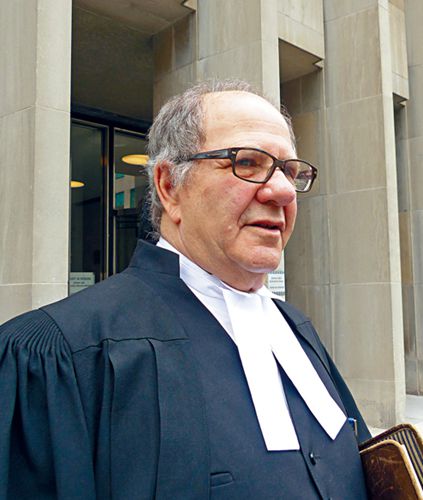 代表律師李察遜指賈立天將終身背負愧疚。（加拿大《星島日報》）