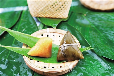帶有濃郁香味的儋州粽子。