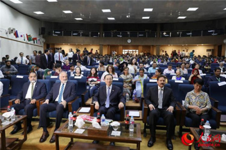 圖為比賽現(xiàn)場(chǎng)(人民網(wǎng)記者 徐偉 攝)