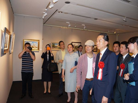 剪彩儀式。(日本《中文導(dǎo)報》/孫輝 攝)