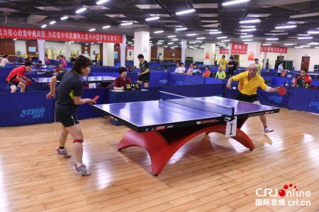 文化節(jié)乒乓球比賽現(xiàn)場