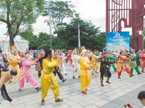 潮州文理英歌舞。